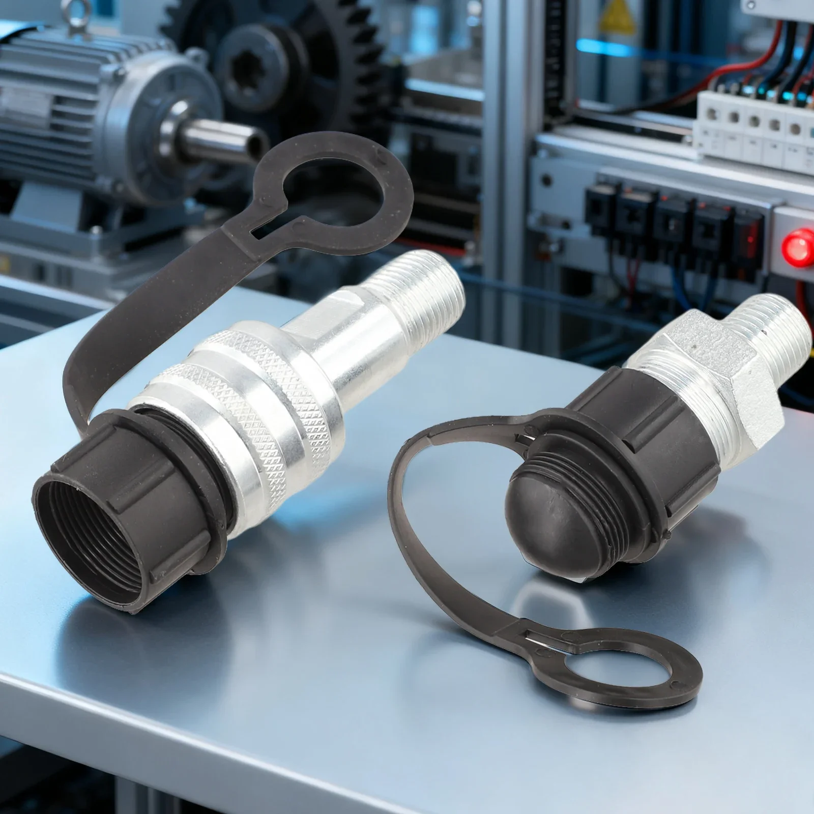 

Hydraulic Coupling Zg3/8 Mechanical Oil Pipe Plated Steel Quick Connector Set Hydraulic Coupling Zg3/8 Mechanical Oil Pipe Plate