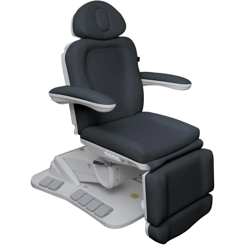 

Pedicure Chair. Medi Spa, And Procedure Chair Gray 120° Rotation Built-in Foot Control Medical Microfibe22.75D x34W x 22.75H