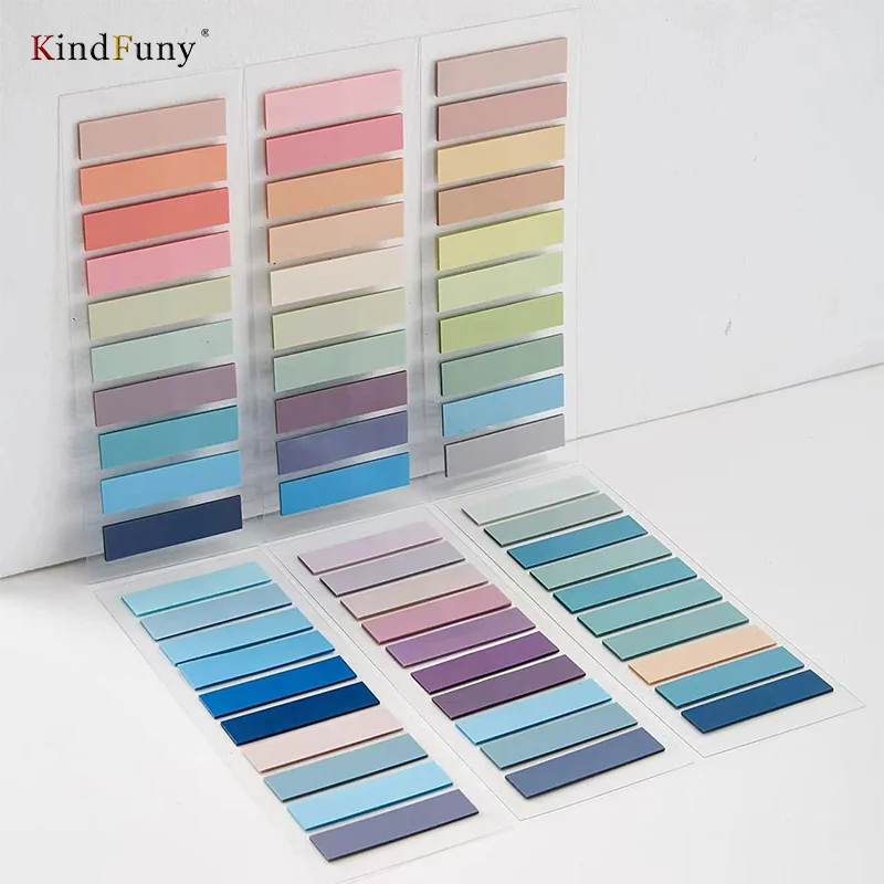 KindFuny 18 Packs 3600 Sheets Sticky Notes Posted It Self- Adhesive BookMarkers Annotation Reading Book Clear Tab Kawaii Cute