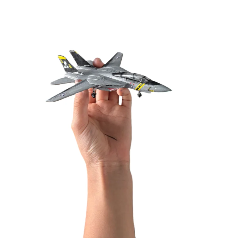 1/144 تجميع نموذج مقاتلة الولايات المتحدة الأمريكية F14 Tomcat F15 النسر F-4E فانتوم البلاستيك محاكاة الطائرات العسكرية مصغرة جمع لعبة