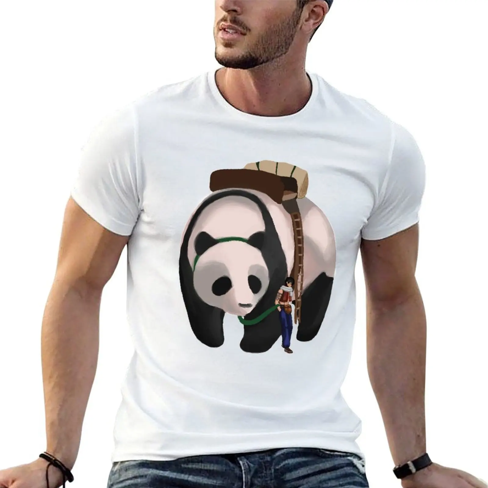 

Juro And Panda T-Shirt g man t shirts for men t shirts designer t shirts for man graphic funny T-Shirt