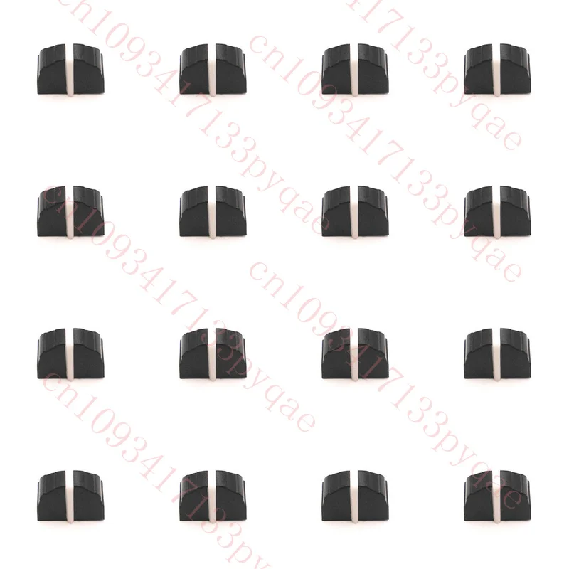 16pcs Black Fader Knob Cap For Graphic Equalizer DBX 2231 iEQ15 iEQ31 IEQ 3102