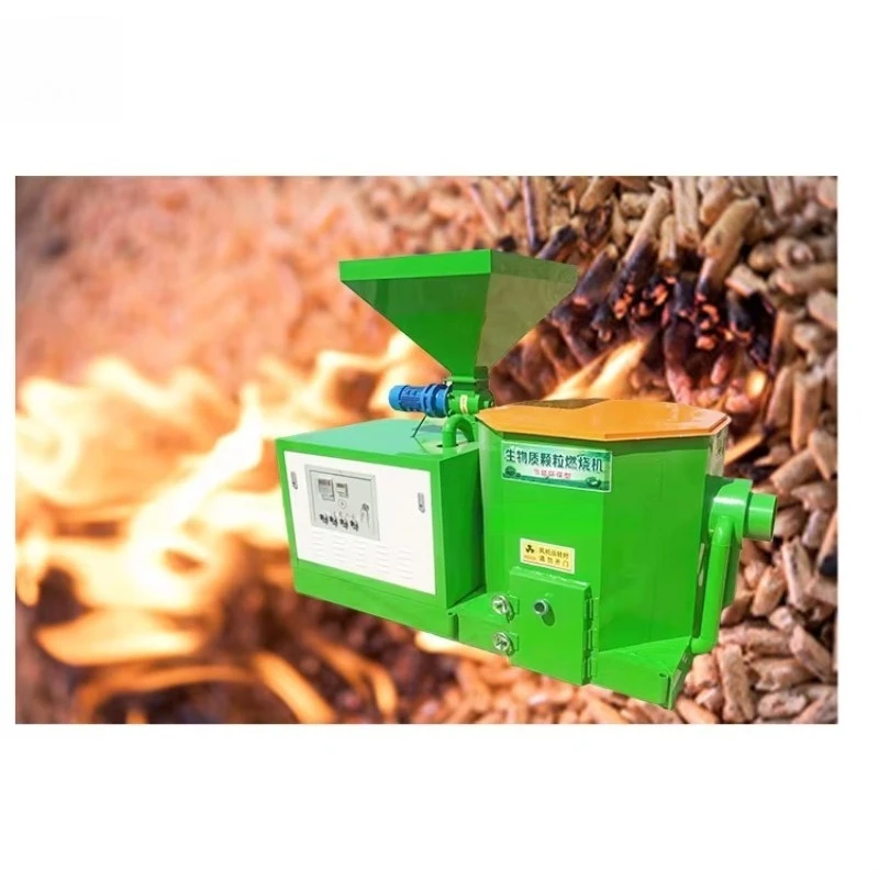 Quemador de aserrín de biomasa, palma, cáscara de arroz en polvo, quemador de biomasa, máquina para quemar pellets de madera para caldera