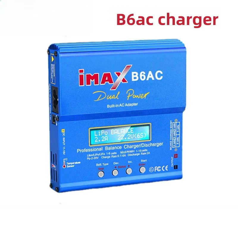 

Зарядное устройство IMAX B6AC 80W Balance Charger - Многофункциональное интеллектуальное зарядное устройство для литиевых аккумуляторов радиоуправляемых самолетов, автомобилей, лодок, FPV и гоночных дронов