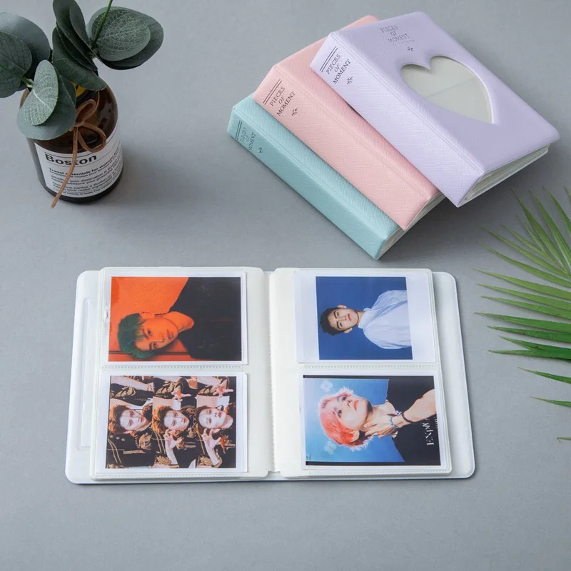 3-Inch Monogrid 32 Pockets Photo Album Small Card Storage Album For Fujifilm Instax Mini 12 11 9 8 7s 70 25 50s 90 Photo Album