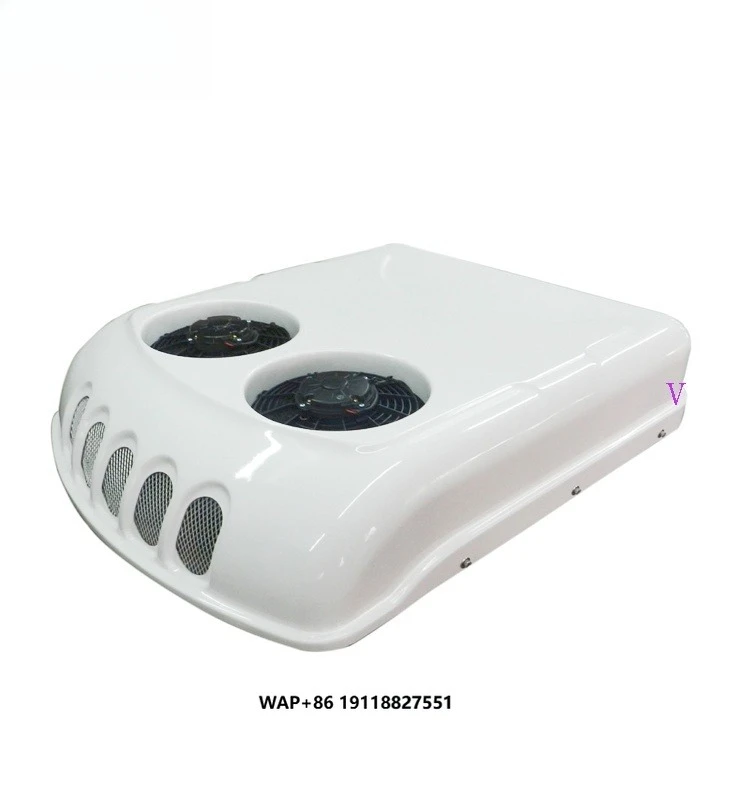 مكيف هواء سقف 12 فولت تبريد 15500 وحدة حرارية بريطانية مناسب لمقطورات حافلة متنقلة RVs شاحنة تخييم