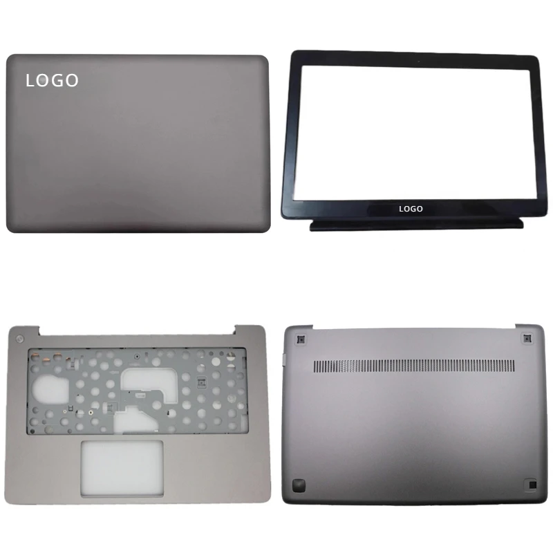 

New For Lenovo U410 Laptop LCD Back Cover Front Bezel Upper Palmrest Bottom Base Case Keyboard Hinges