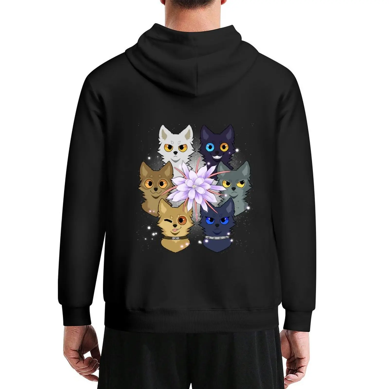 

Wolfs Rain Pups Hoodie hooded shirt mens clothes anime clothes men's clothes japanese hoodie