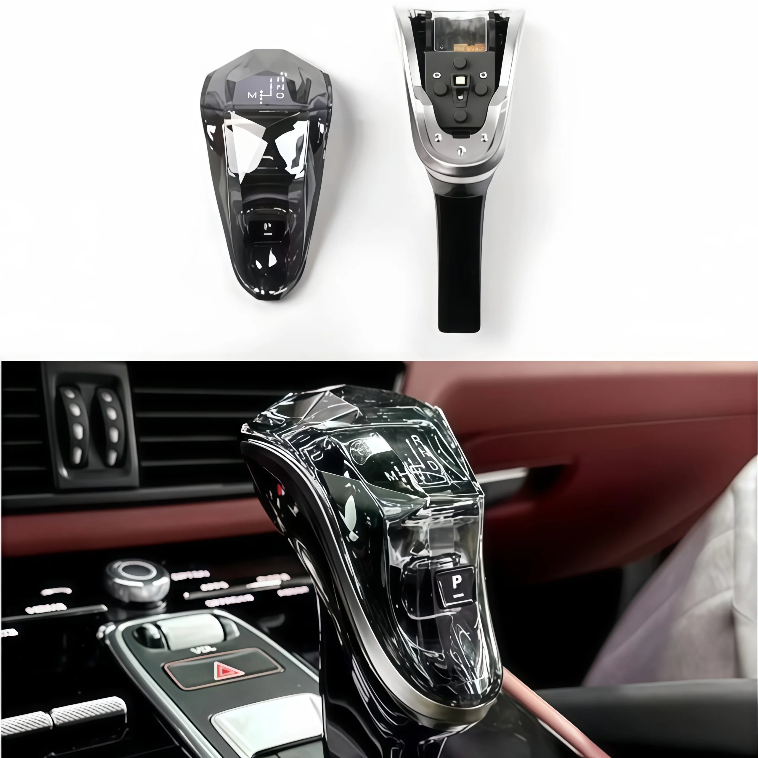 

High End Crystal Glass Gear Lever for Cayenne Panamera 2017-2023 971/9YA New Gear Lever