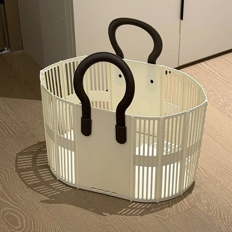 Household foldable dirty clothes basket large size dirty clothes basket bathroom toilet dirty clothes storage basket wall