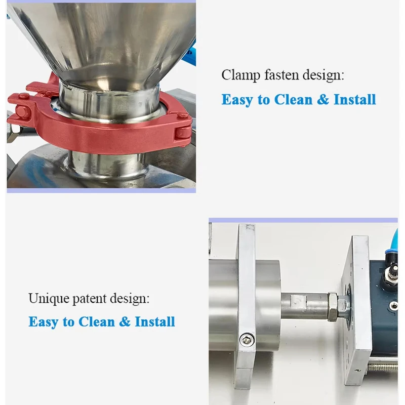Pneumatic Adjus Paste and Liquid Filling Machine Bottle Filler Machine With 30L Hopper for Cream Viscous Liquid Packaging