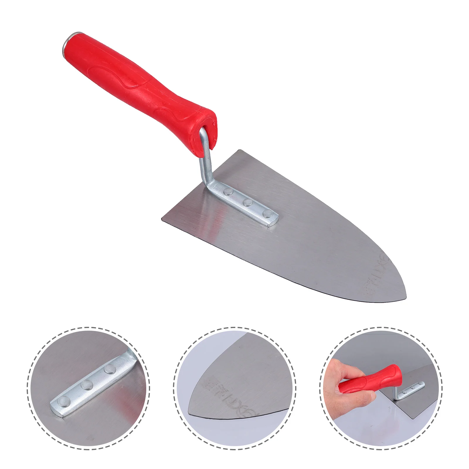 

Masonry Trowel Bricklaying Tools Gauging Putty Scraper Manganese Steel