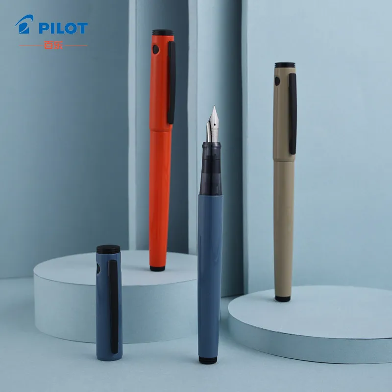 

Japan PILOT P-FLT23-1 Fountain Pen F/M Nib Student Writing Stationery Letiver City Camping Series Practice Office Business Pens