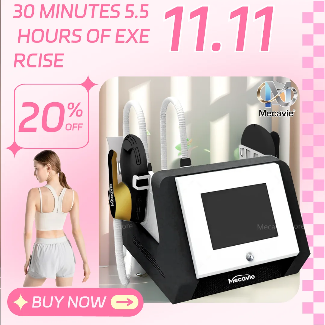 آلة العضلات MECAVIE 6500W Neo 15 Hi EMT - 4 مقابض لوحة تحفيز الحوض اختيارية - معدات اللياقة البدنية لتدريب العضلات #1
