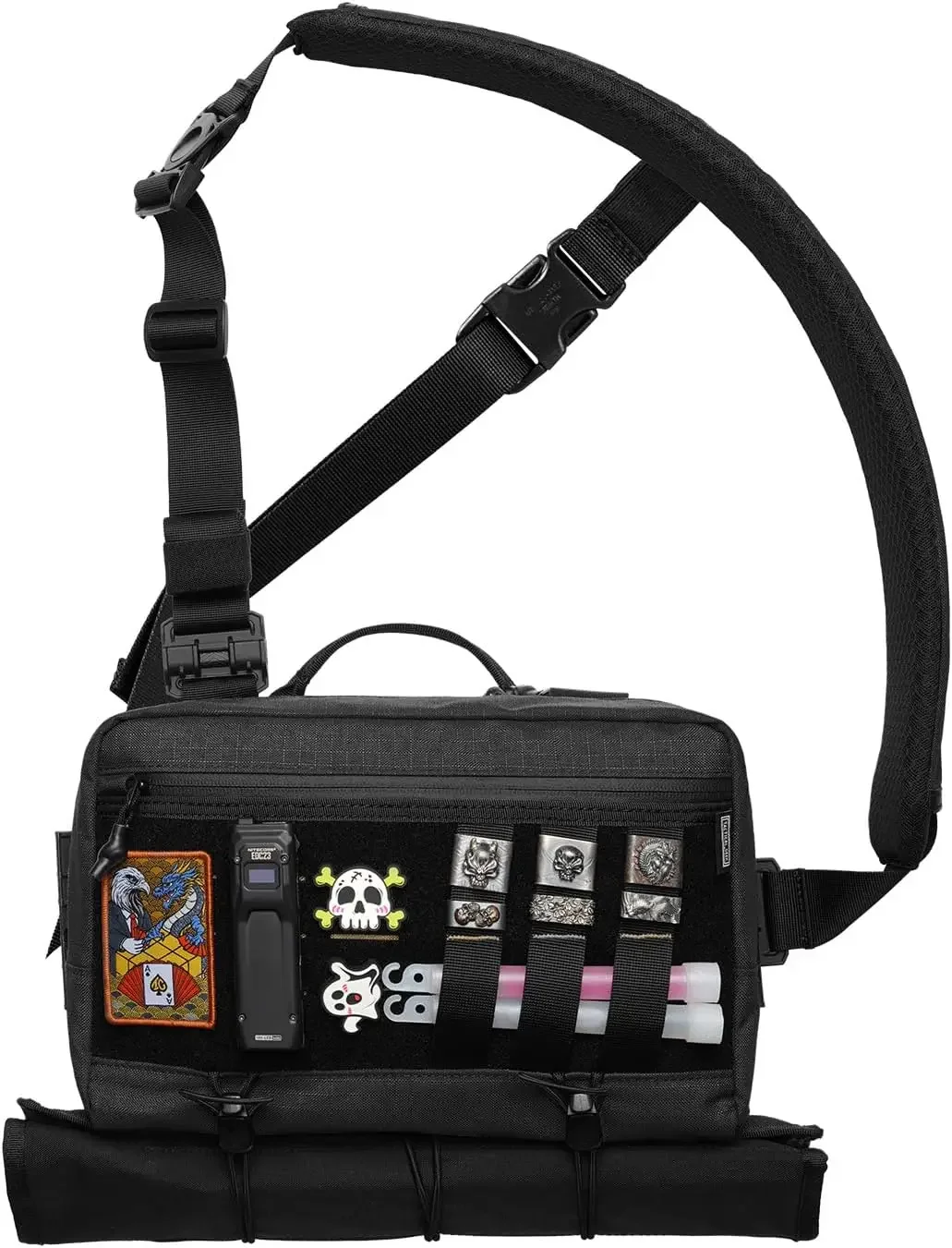 TACTICAL GEEK L3 Pro EDC Crossbody Bag, Chest Bag with Adjustable Strap,Daily Carry Sling Pack