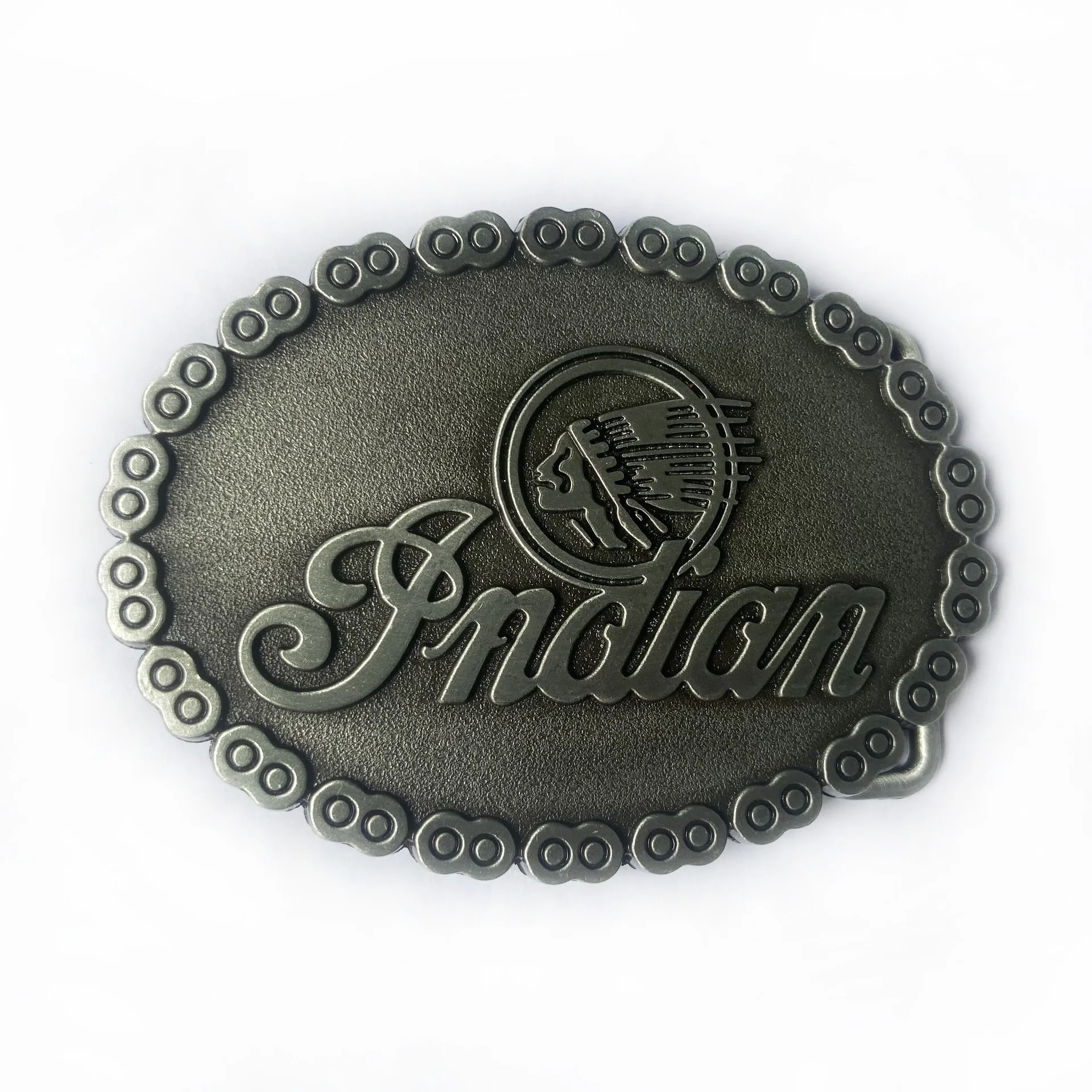 Indian Style Chain Side Belt Buckle Fashion Accessory Western Design Trendy Belt Clasp