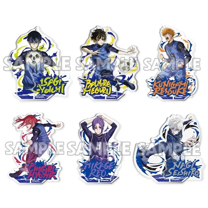 

10CM Anime BLUE LOCK Bachira Meguru Chigiri Hyoma Isagi Yoichi Nagi Seishiro Mikage Reo Cosplay Acrylic Standing Sign Xmas Gift