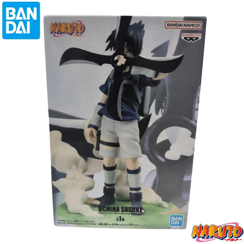 

in stock BANDAI Original BANPRESTO Naruto Uchiha Sasuke action figure Model Doll Brand New Boxed anime characters