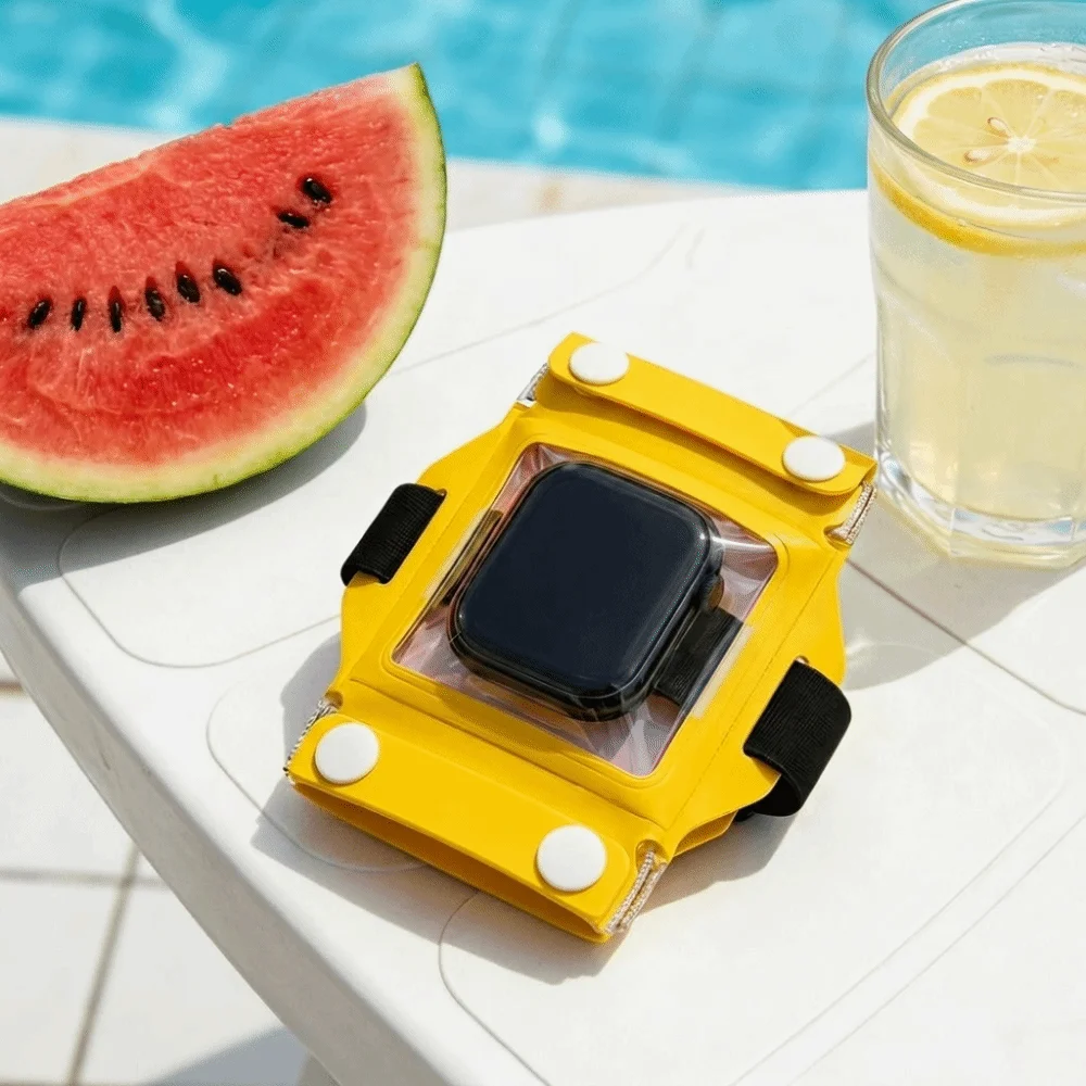IPX8 Waterproof Smartwatch Waterproof Protective Pouch Portable Touchscreen Compatible Swim Smartwatch Protector