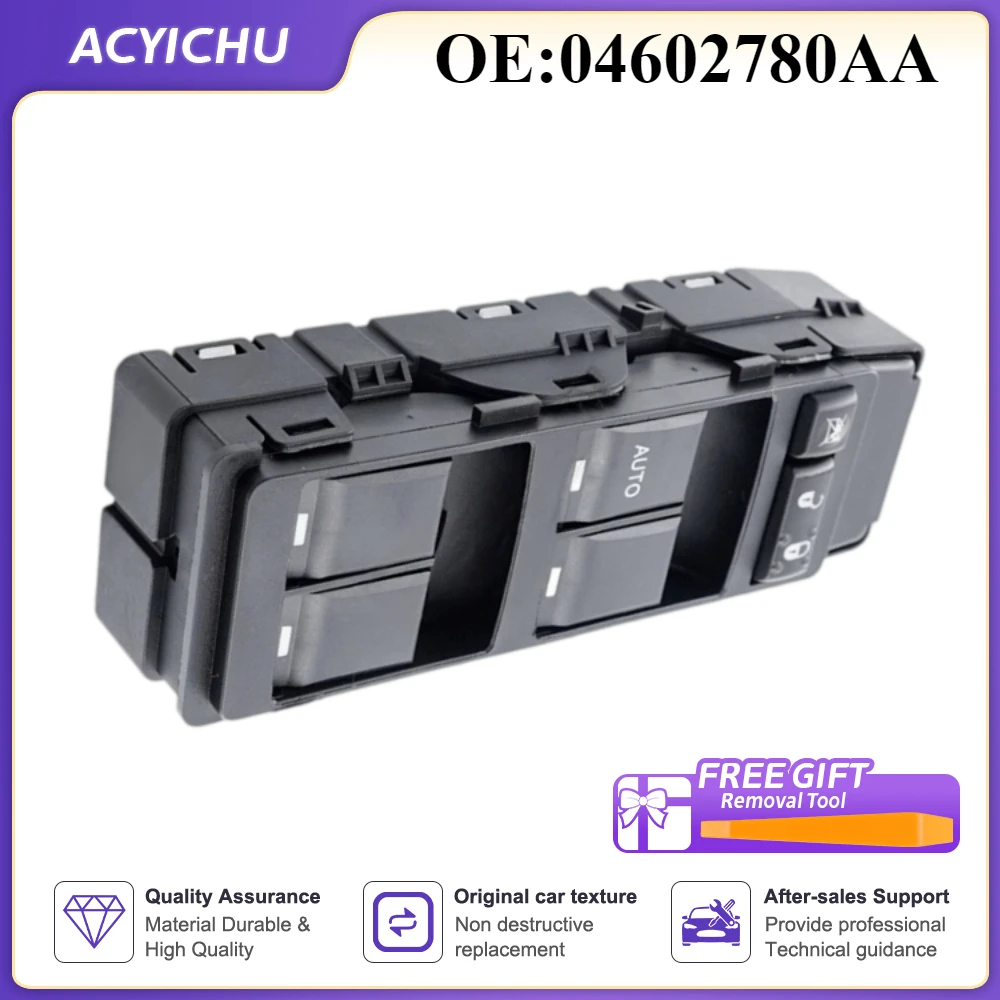 04602780AA Power Window Switch Passenger Button For Dodge Avenger Charger Magnum For Jeep Compass For Chrysler 300