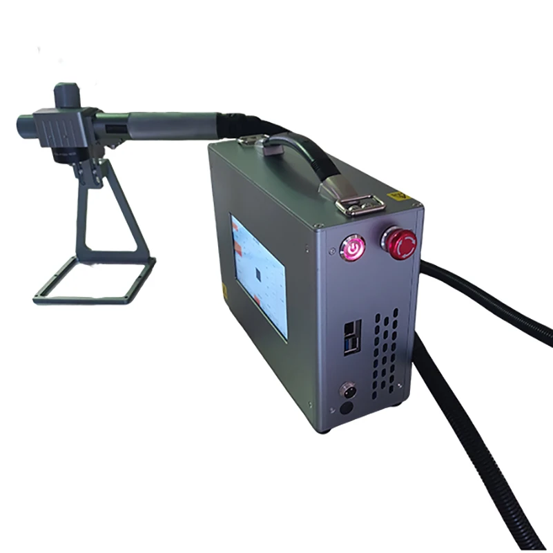 Portable Pulse Laser Cleaning Machine 20W/30W for Metal Stone Aluminum Rust Removal New High Productivity Laser Cleaner