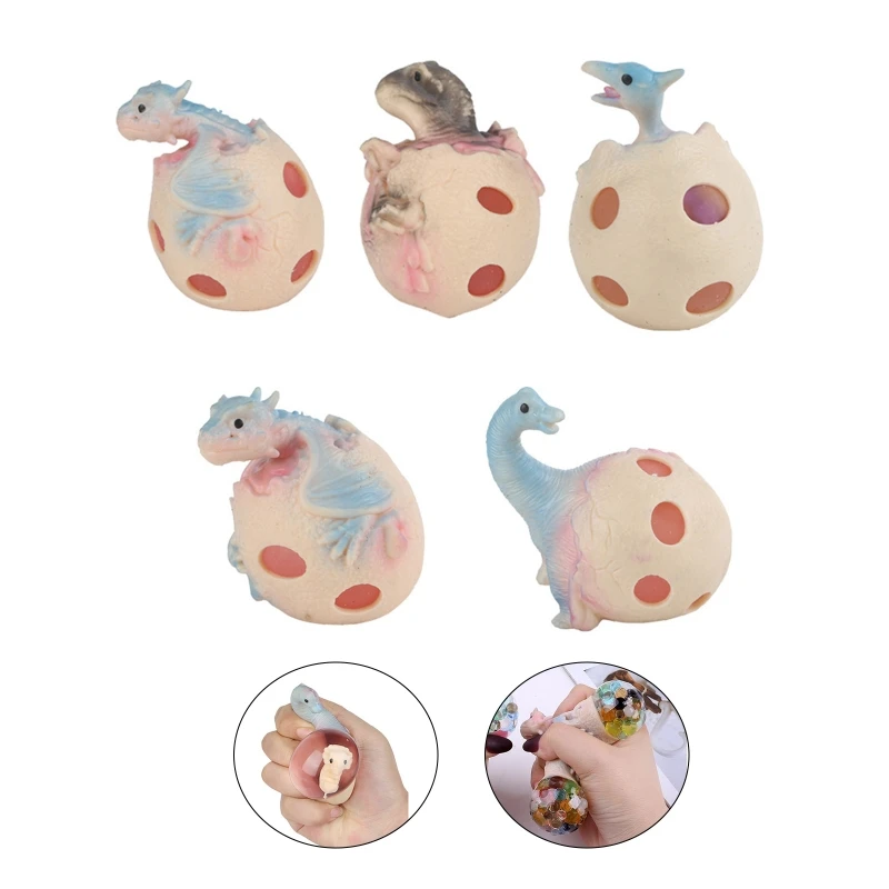 

2.76x2.17in Novelty Pinch Dinosaur Egg Massage Toy for Creative Children’s Gift