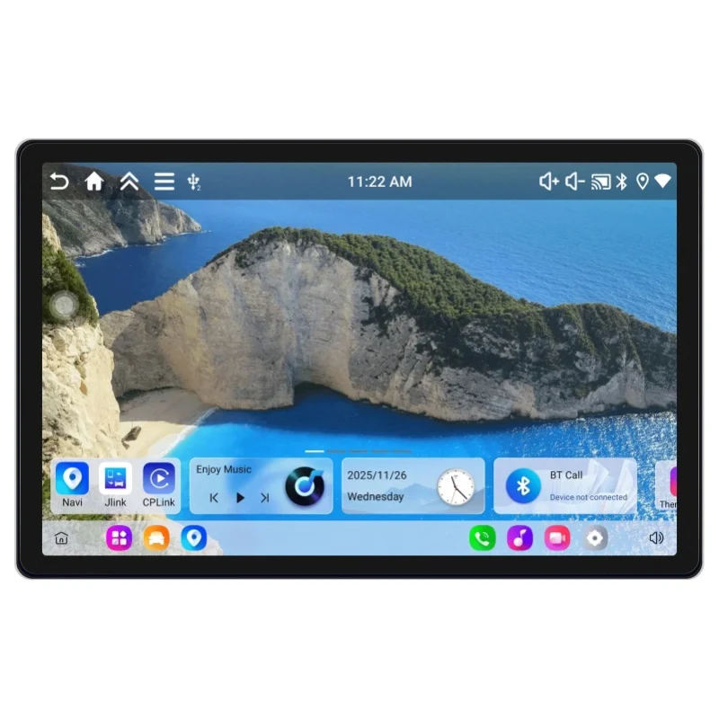 Podofo 13" 11,5" Radio Samochodowe z CarPlay i Androidem, Inteligentny System Samochodowy 2din, Uniwersalny Odtwarzacz Multimedialny, GPS, Stereo, IPS, Autoradio, Inteligentny System Samochodowy do — 2