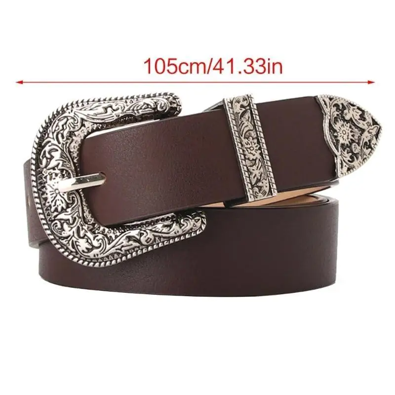 652F Women Women Cintura intagliata PU Cintura in pelle Cintura Cowboys Welband Ottimo regalo