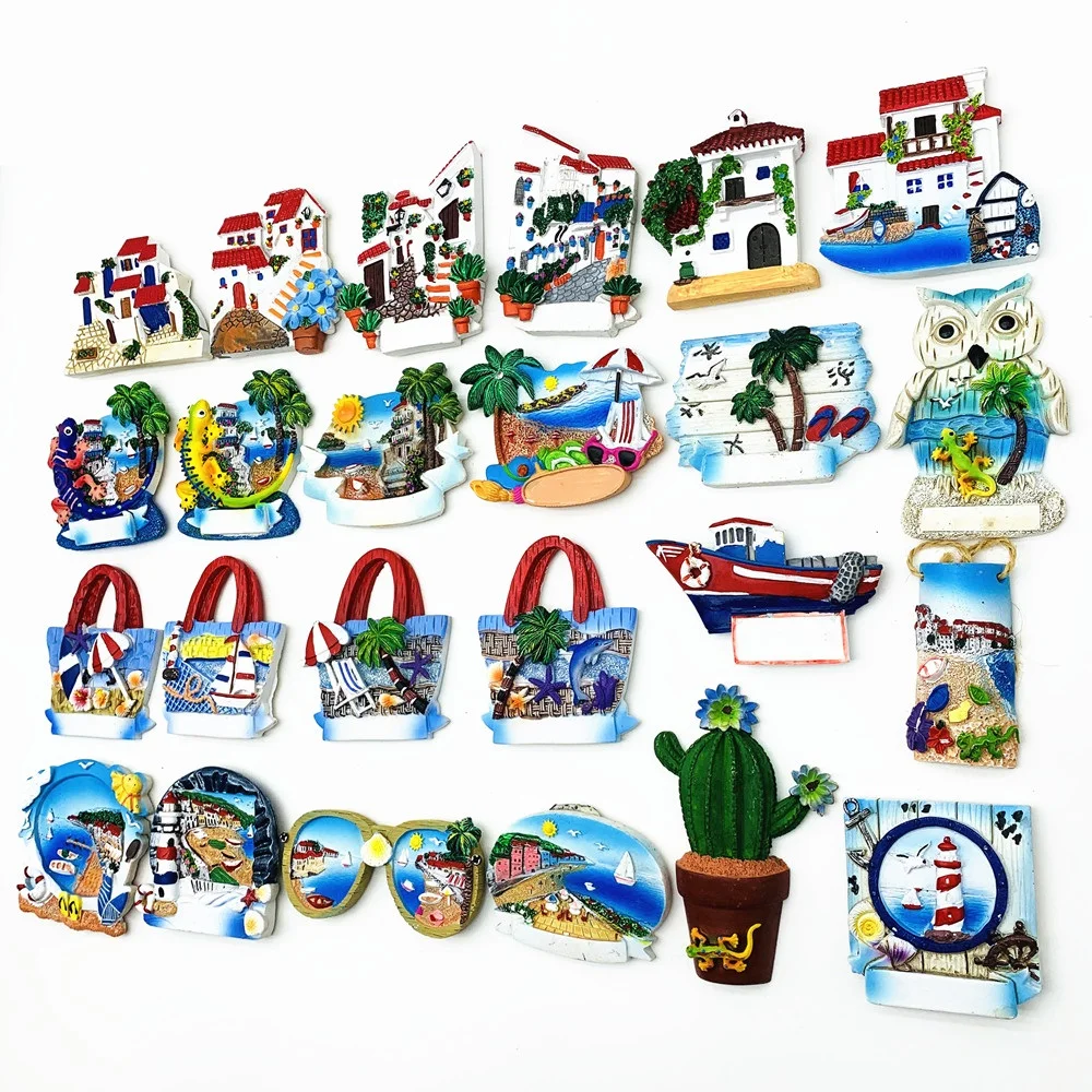 Europe Spain  Fridge Magnets Tourist Souvenir Decoration Articles Handicraft Magnetic Refrigerator Stickers