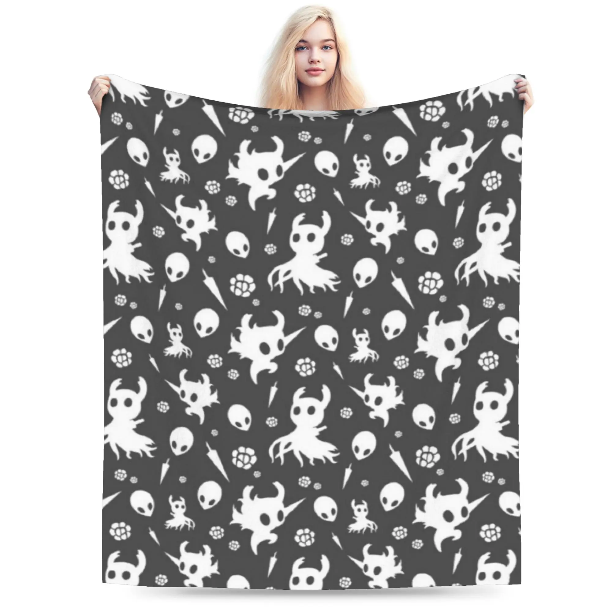 SOUL Hollow Knight Blanket Super Soft Warm  Throw Blankets for Bed 50x60 Inch Multi-size Bedspreads