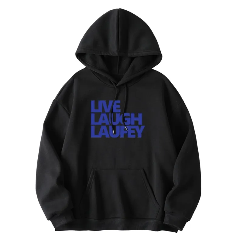 Laufey Merch Live Laugh Laufey Hooded Daily Winter Hoodies Casual Funny Style Streetwear Printed Pullovers Sweatshirt