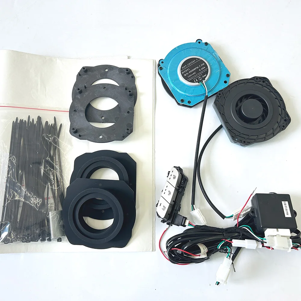 

Premium 12V Modify Kit Front Seat Ventilation Fan Car Seat Cooling Upgrade Kit For Mercedes-Benz E-Class Automobile