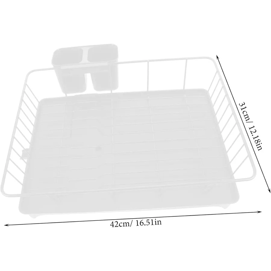 Stendino per piatti per lavello da bancone da cucina, portautensili per lavello da cucina
