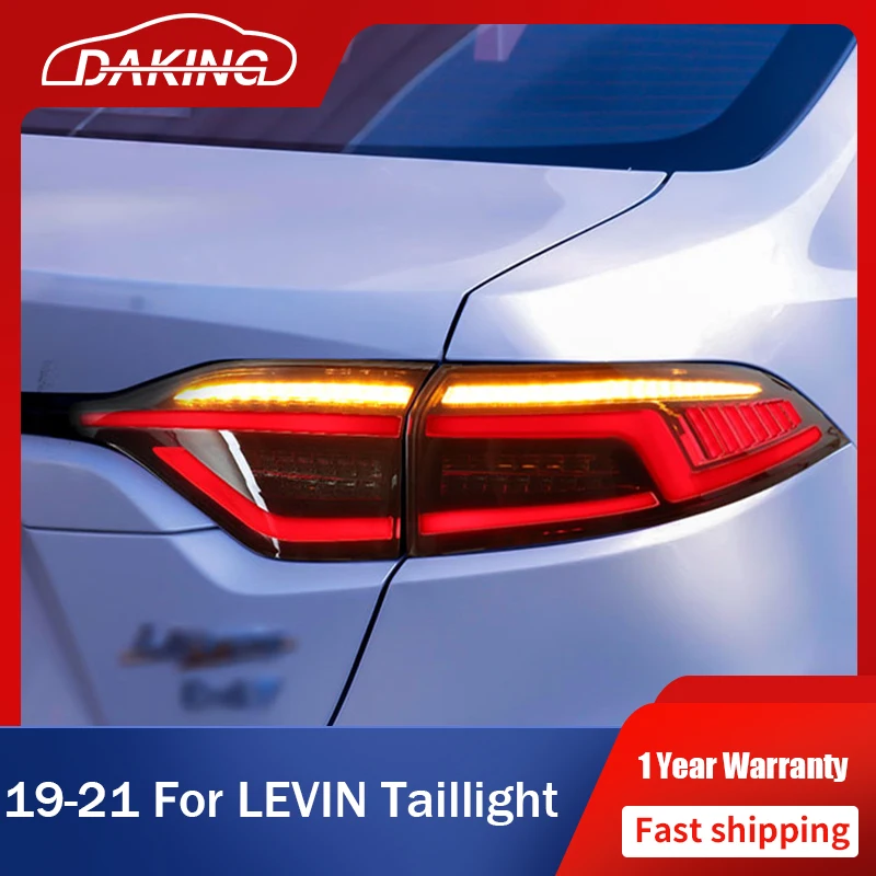 

For Toyota Levin taillights 2019-2021 Rear Light Upgrade With LED DRL Animation Dynamic Turning Signal Rear Lamp Assembly