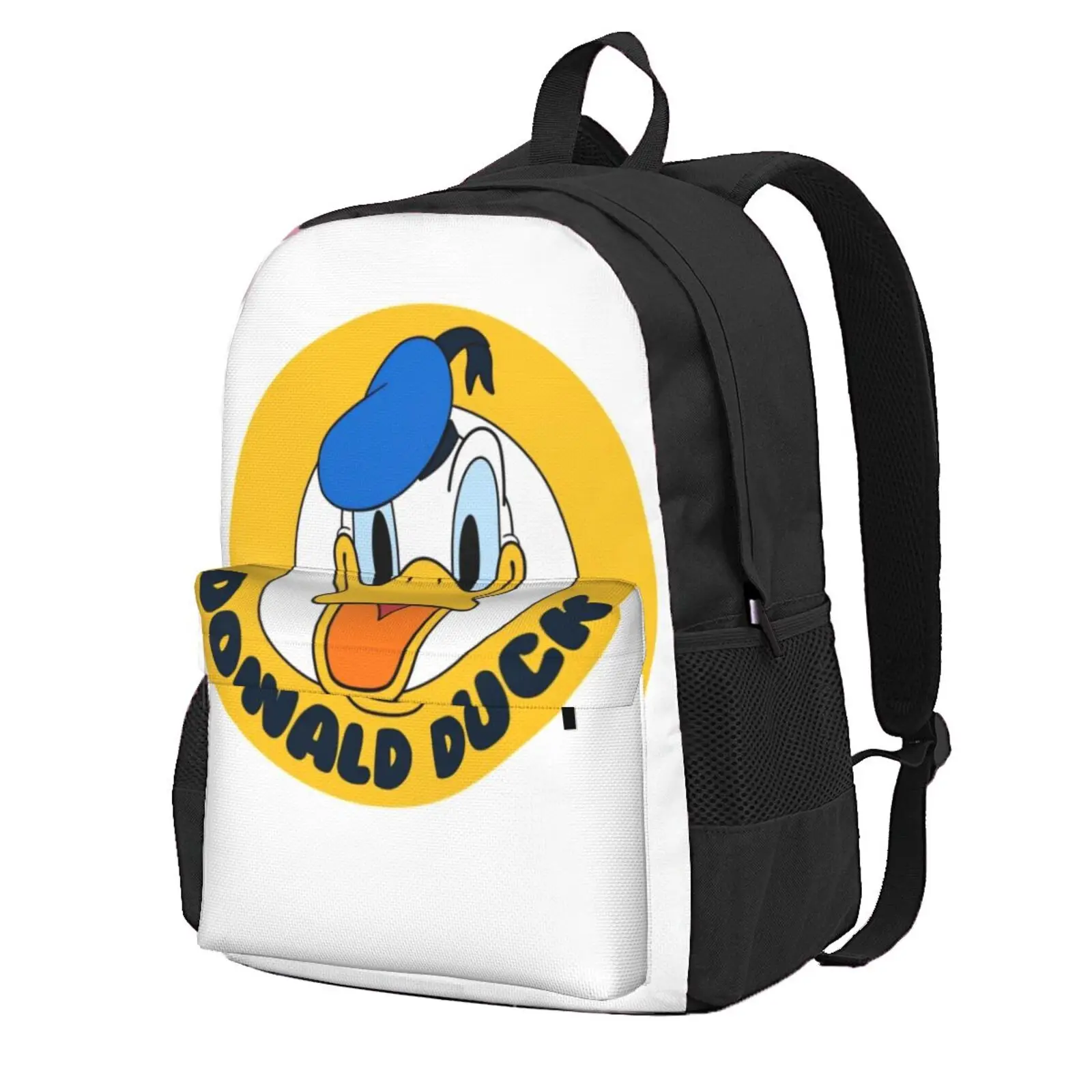 

Duck Cartoon Hot Sale Schoolbag Backpack Fashion Bags Face Funny Face With Triangle