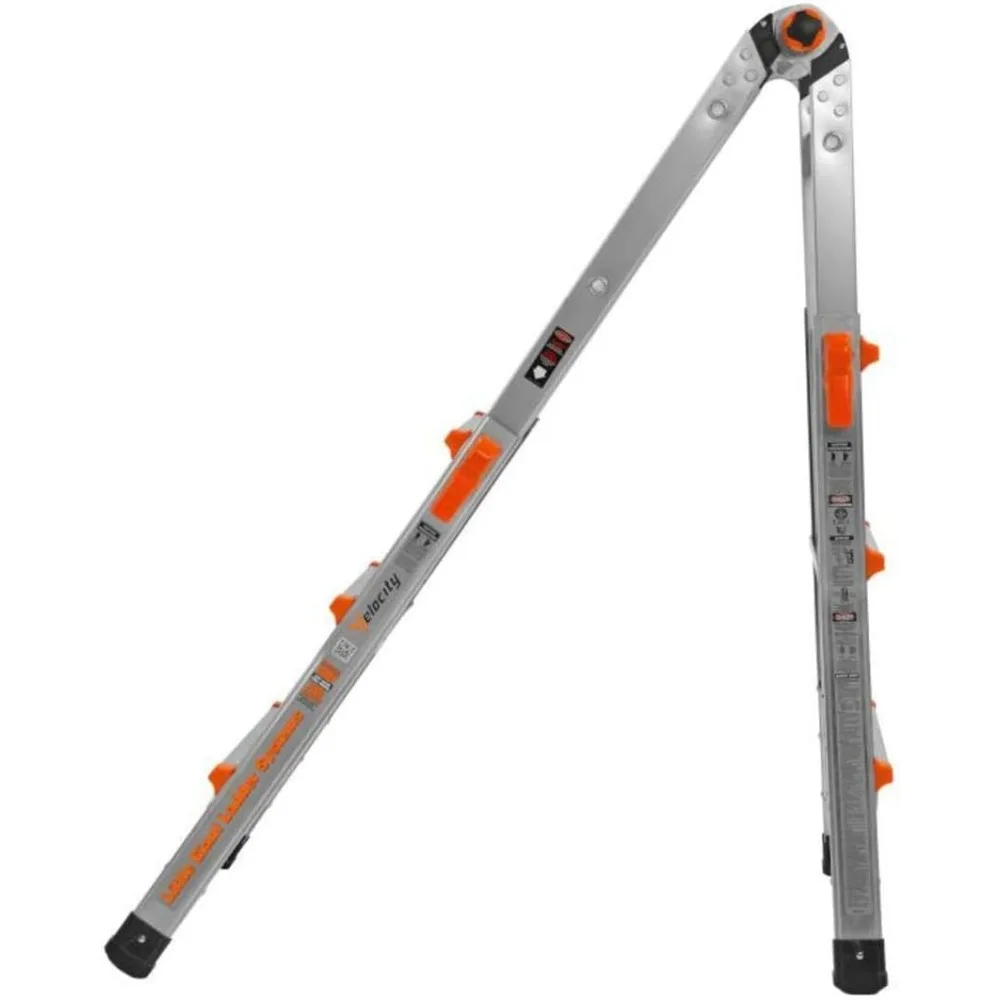 Little Giant Ladder Systems, Velocity, M13, 13 Ft, Multi-Position Ladder, Aluminum, Type 1A, 300 lbs Weight Rating, (15413-001)