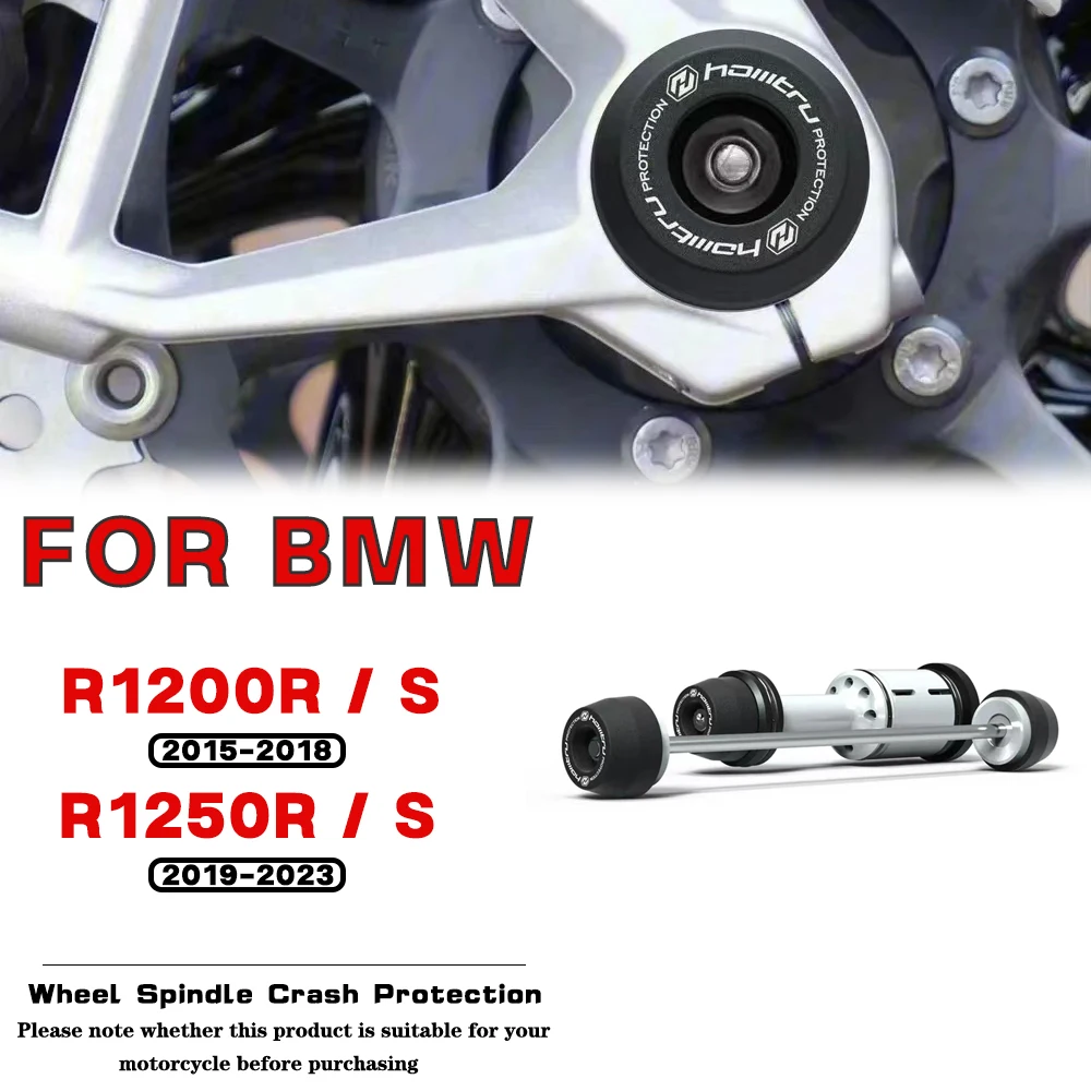 For BMW R1250R/Sport/S/Exclusive 2019-2023 R1200R/S 2015-2018 Motorcycle Accessories Front Rear Wheel Spindle Crash Protection