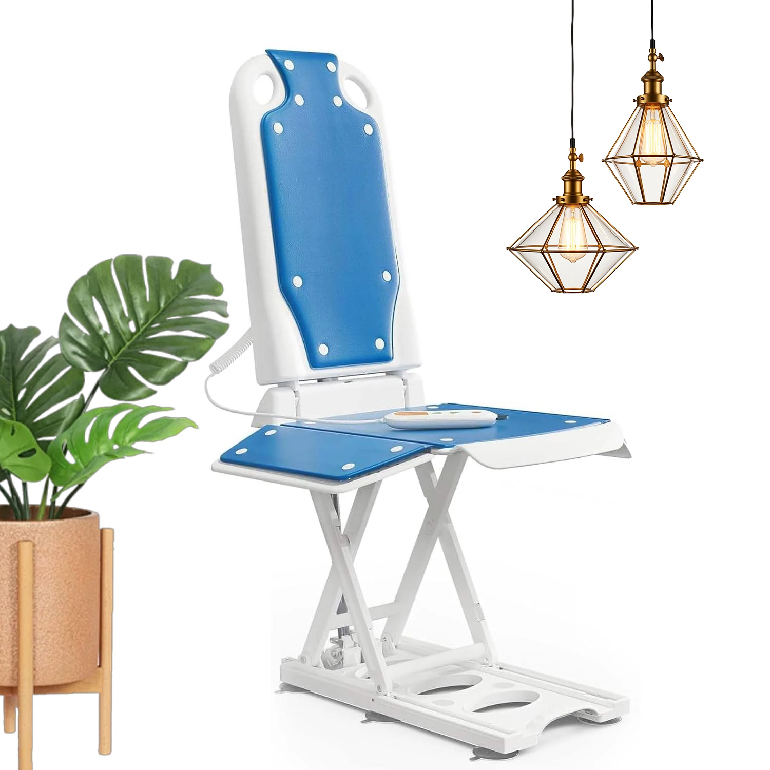 

Electric Bathtub Lift Chair Alloy Steel 136kg Capacity Waterproof Disability Elderly Rehabilitation Therapyy Shower Equipment