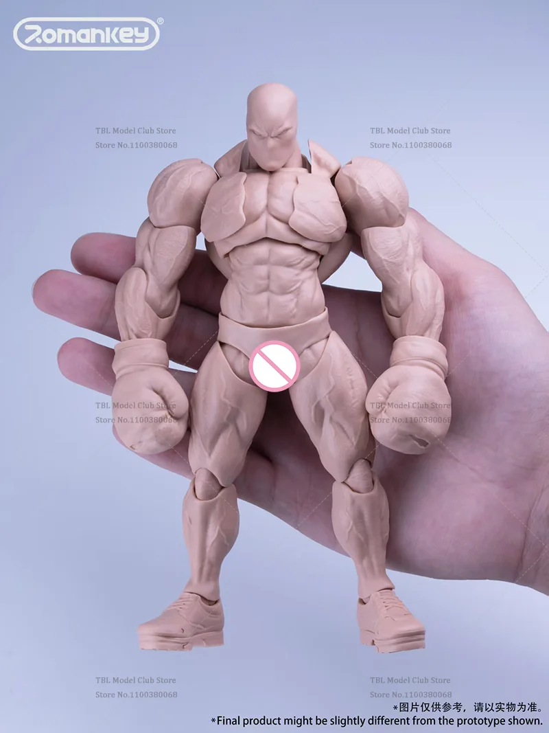 1/12 مقياس واسع الكتف كبير العضلات الذكور الجسم صالح الارتفاع حوالي 18 سنتيمتر عمل الشكل الجندي في الأوراق المالية رومانية X البقر UMS003