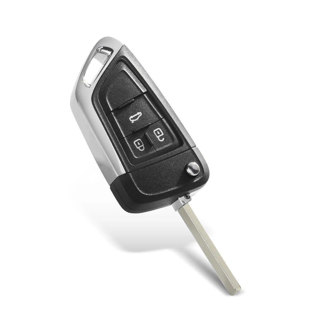 KEYYOU 2/3/4/5 przyciski zmodyfikowana klapka składany klucz samochodowy Shell dla chevroleta Cruze Aveo Lova dla opla Astra Insignia Mokka Buick