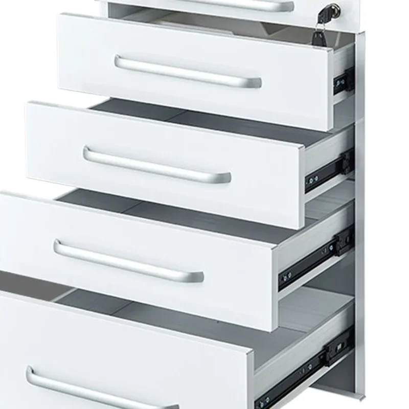 Multi-functional Side Cabinet Dental Clinic Mobile Lockers Professional Beauty Salon Medical Cart Stainless Steel Tool Cabinet