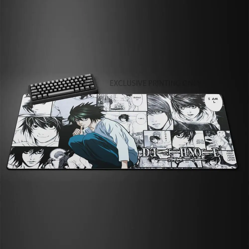 

Luxury Mouse Pad Death Note Gaming Big Keyboard Mousepad Anime Notebook Gamer Accessories Padmouse 600x300x2mm Mat Dropship