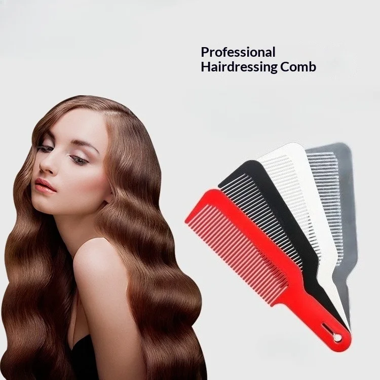 Hairdressing Haircut Comb Portable Oil Head Clipper Comb Wide Tooth Flat Top Comb Heat Resistant Hairdresser Hair Styling Tool