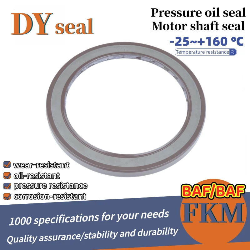 Oil Seals FKM /BABSL 85*110*8mm MM750 For Rotation Shaft Pressure Resistance Skeleton Oil Seal Rings Fluoro Rubber Gasket