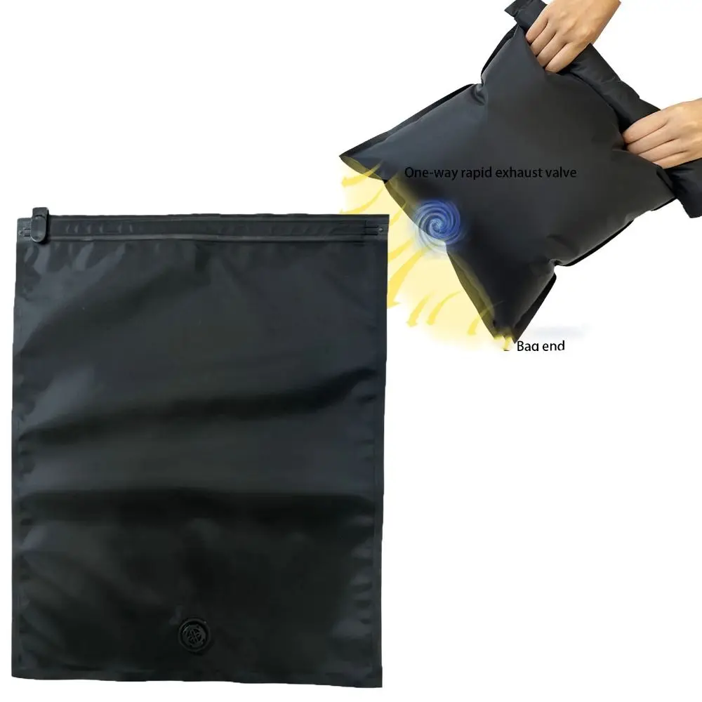 New Reusable Hand Roll Vacuum Bags Dustproof Portable Vacuum Compression Bag Space Saver Luggage Vacuum Storage Bag for Travel