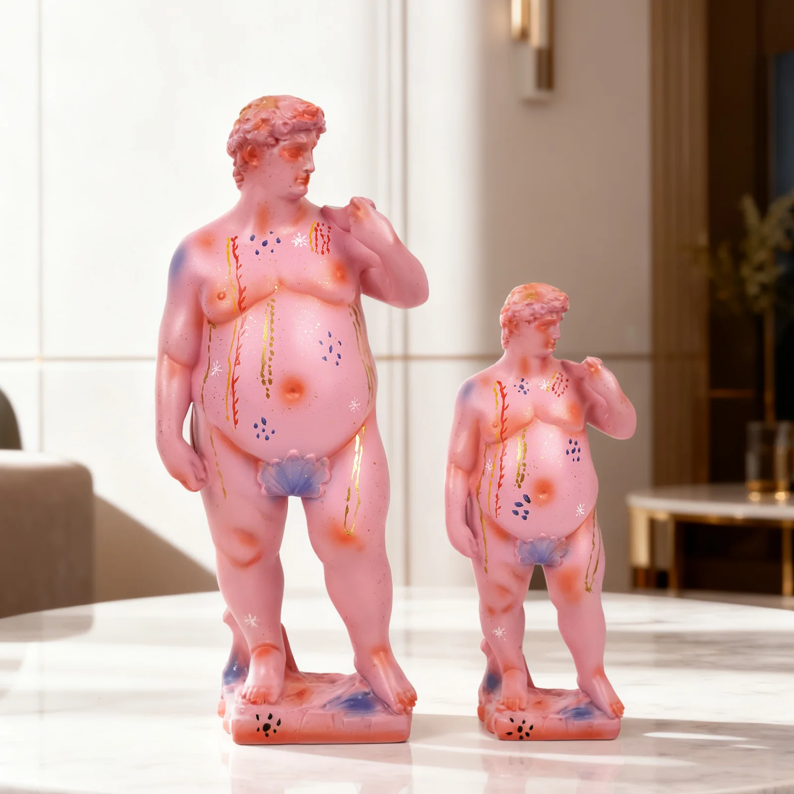 Sztuka graffiti - Statua Dawid – Resin Art Ideas recenzja i cena