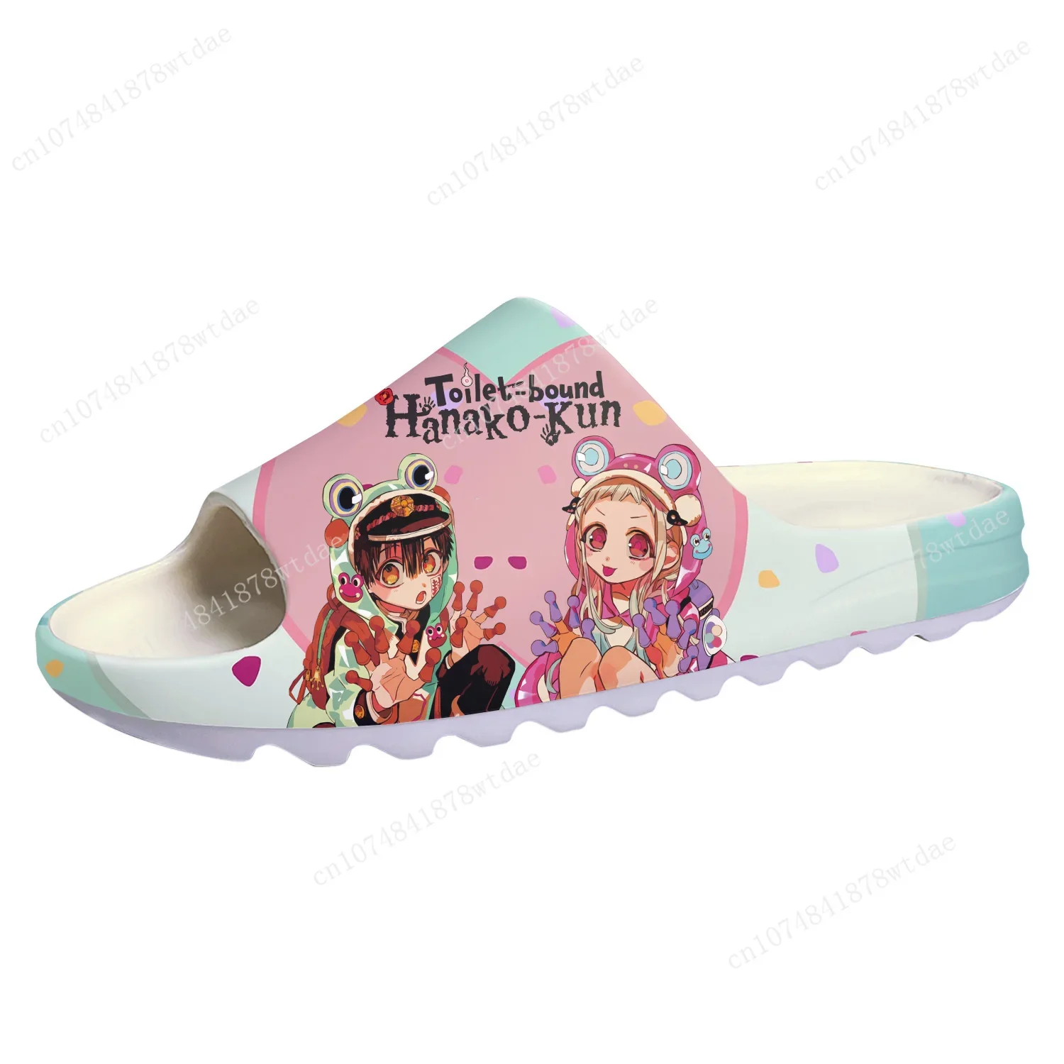 Toilet Bound Hanako kun Soft Sole Sllipers Mens Womens Teenager Home Clogs Anime Step In Water Shoes On Shit Customize Sandals