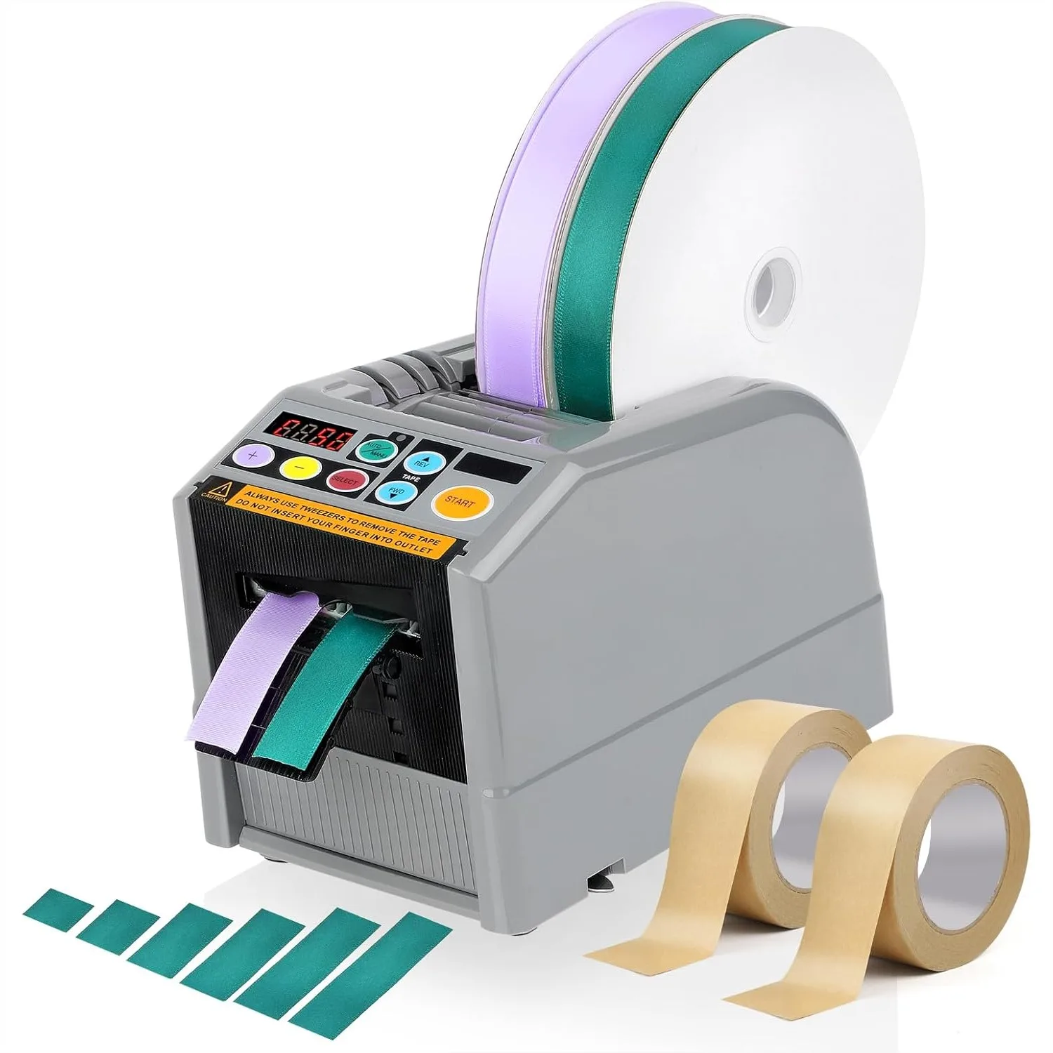 

Automatic Ribbon Cutting Machine, 999mm Tape Dispenser with Dual Modes for Precision Cutting, Ideal for Factories, Gift Shops &