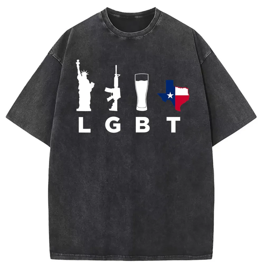 Normcore LGBT Parody Funny Texas T-Shirt Men Sweatshirts Coupons Summer Fall Long Sleeve Tshirts Man Adult Printing Clothing