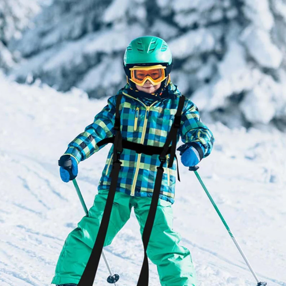 Arnés de esquí para niños, correa portadora de esquí, correa de hombro para Snowboard, confiabilidad de seguridad para patinaje, patinaje, Snowboard, 1-6 uds.